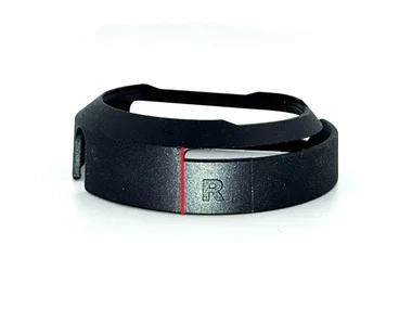 Aktueller VROptiker Linseneinsatz, Draufsicht mit R/L-Markierungsposition