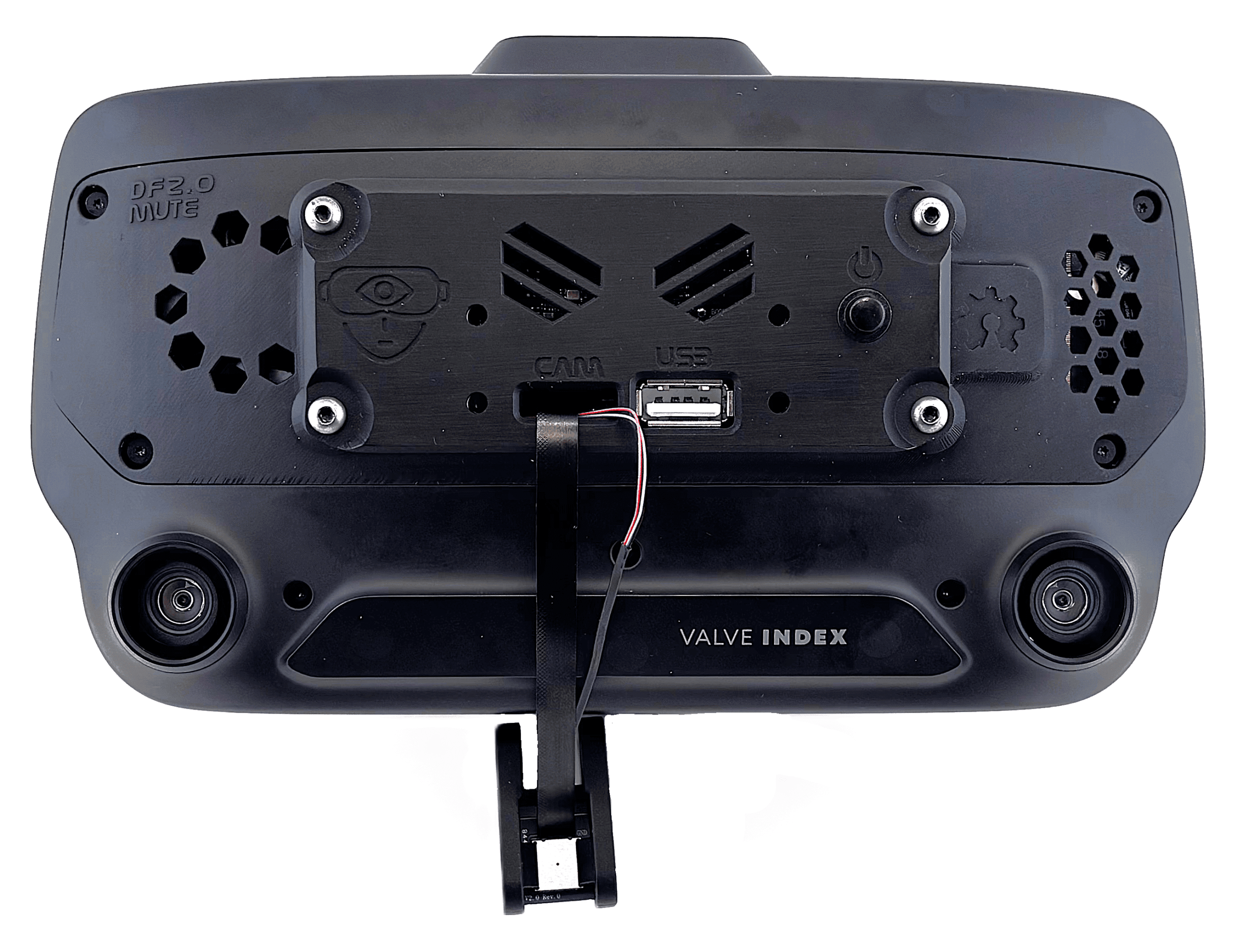 Priekinis dangtelis pritvirtintas varžtais