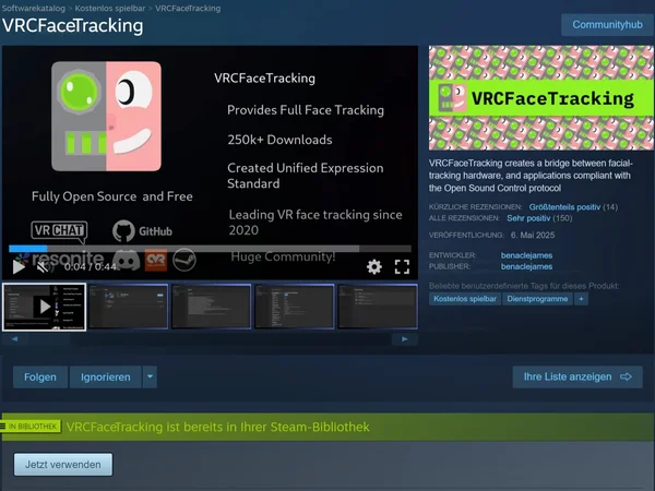 VRCFaceTracking Module Registry